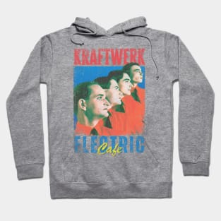 Kraftwerk Vintage 1970 // Electric Cafe Original Fan Design Artwork Hoodie